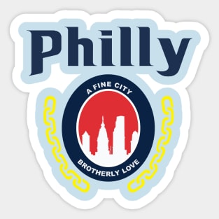 Philly, A Fine City Sticker